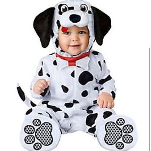 Baby black and white Dalmatian costume size 18-24 months